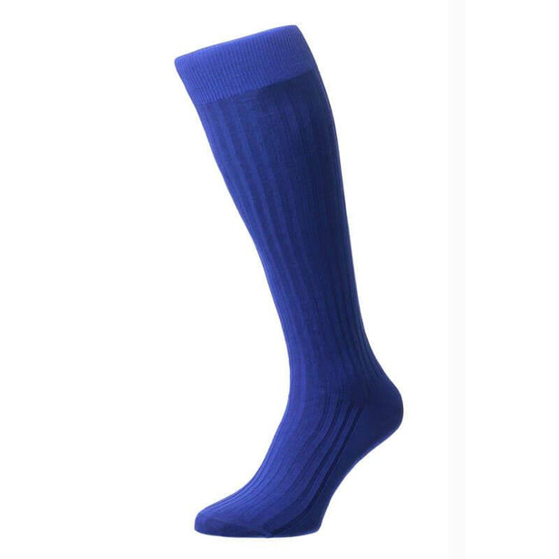 Danvers Cotton Lisle Knee High Socks - Men's