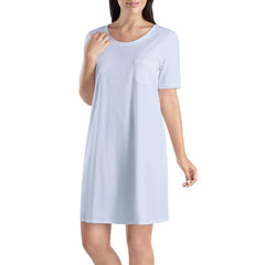 Cotton Deluxe Short Sleeve Nightdress - Women's