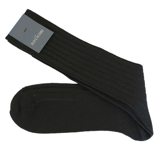 Wool Blend Shadow Mid Calf Socks - Men's - Outlet