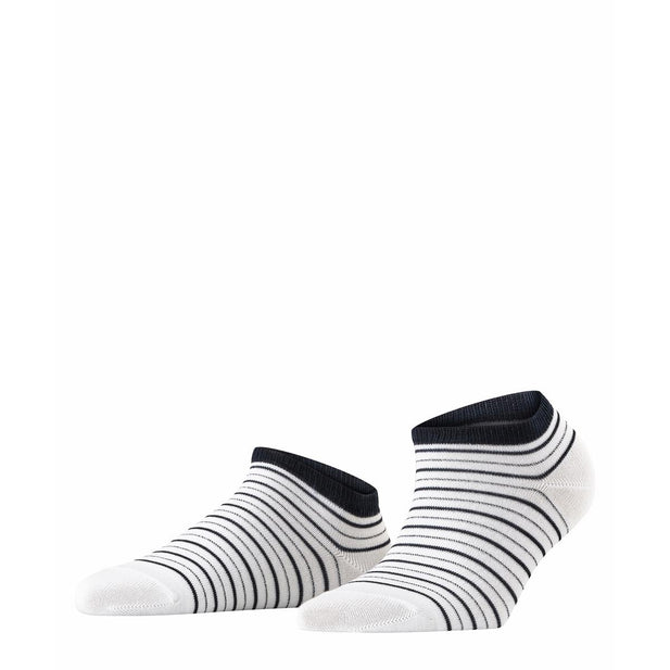 Stripe Shimmer Sneaker Socks - Women's - Outlet