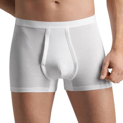 Cotton Pure Boxer with Fly - Men's