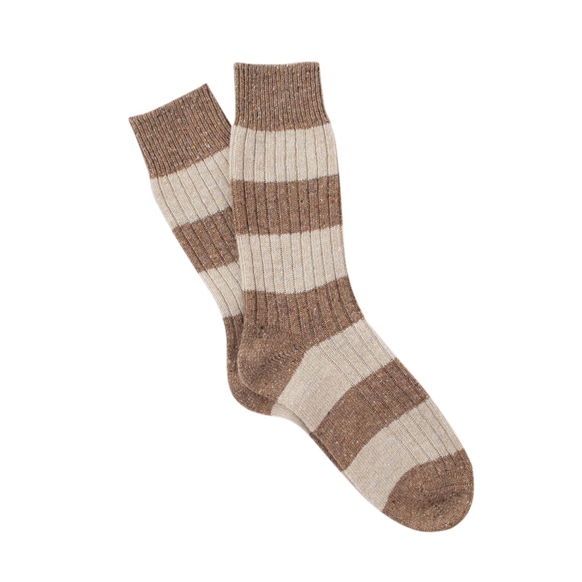 Donegal Rugby Stripe Wool Socks - Men's - Outlet