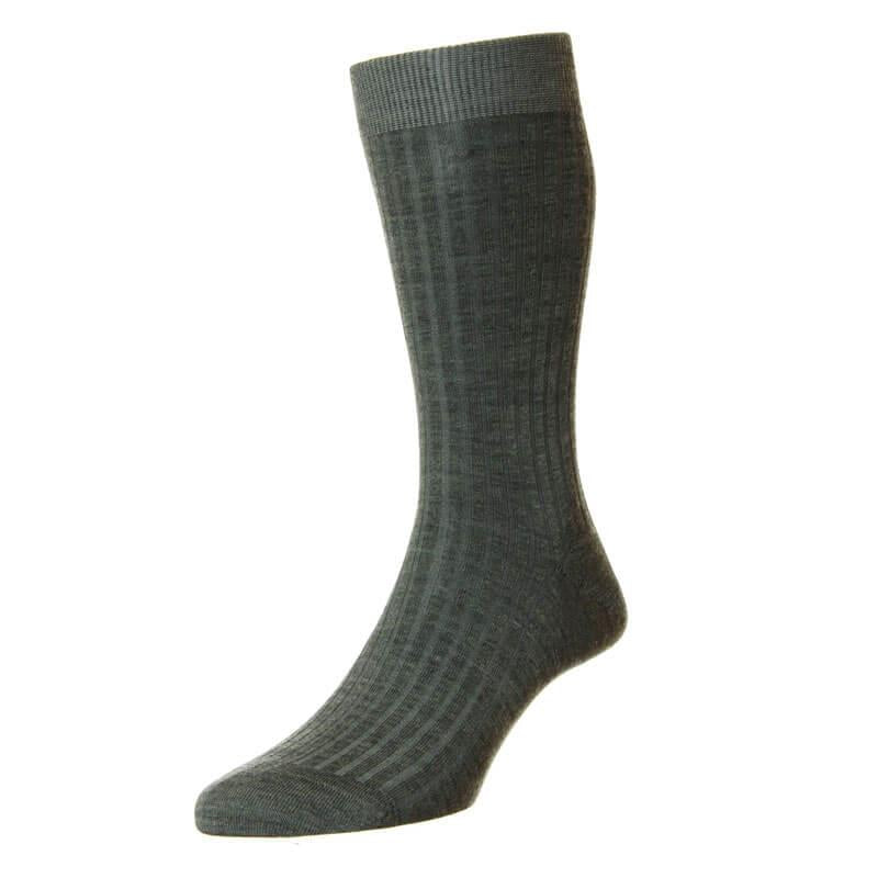 Laburnum Merino Wool Rib Socks - Men's