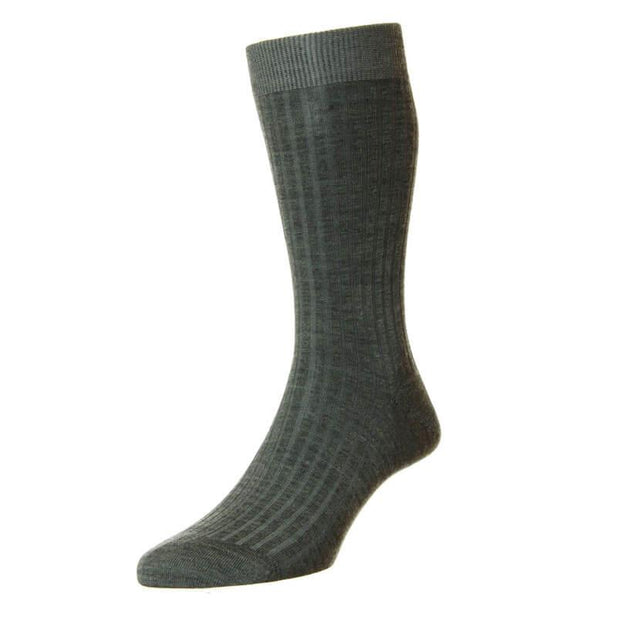 Laburnum Merino Wool Rib Socks - Men's