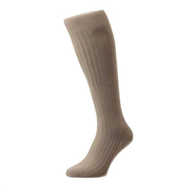 Laburnum Merino Wool Rib Knee High Socks - Men's